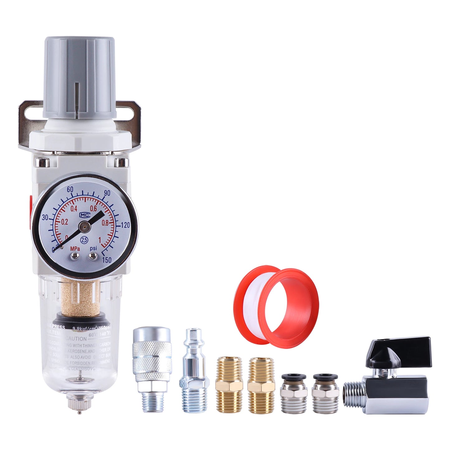 Pneumatic Filter Regulator Air Pressure Reducing Valve