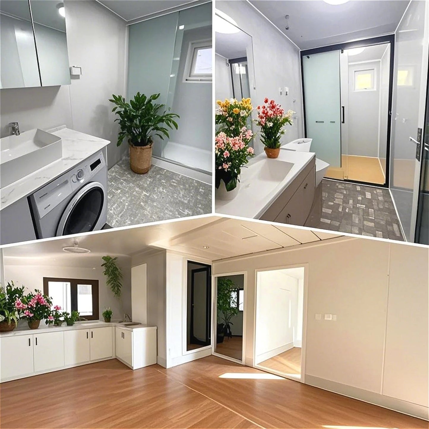 40 Ft Prefabricated Container Home 2 To 5 Bedroom Modular Home With Bathroom