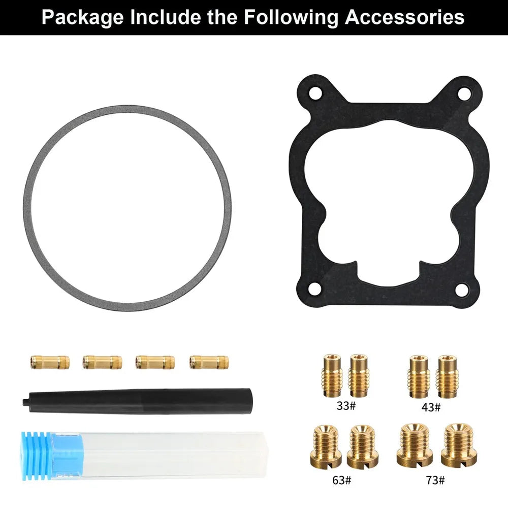 Rochester Quadrajet Carburetor 4 Barrel for Chevy GMC 327 350 396 427 Manual CK 7026202 7026203
