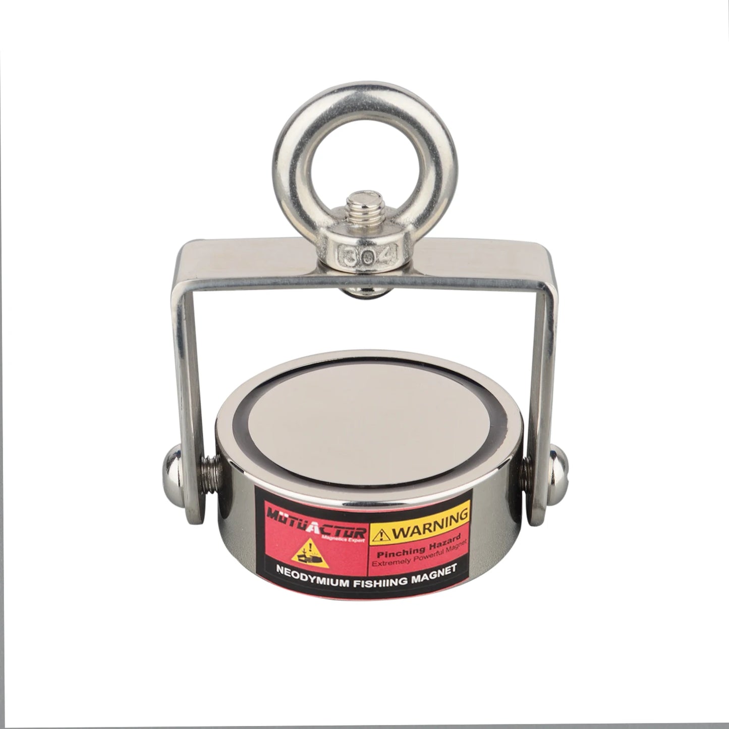 180KG Strong Magnetic Rotatable Pot Magnet Two Sided Fishing Salvage N52 D60mm Treasure Searching for Sea River Lake