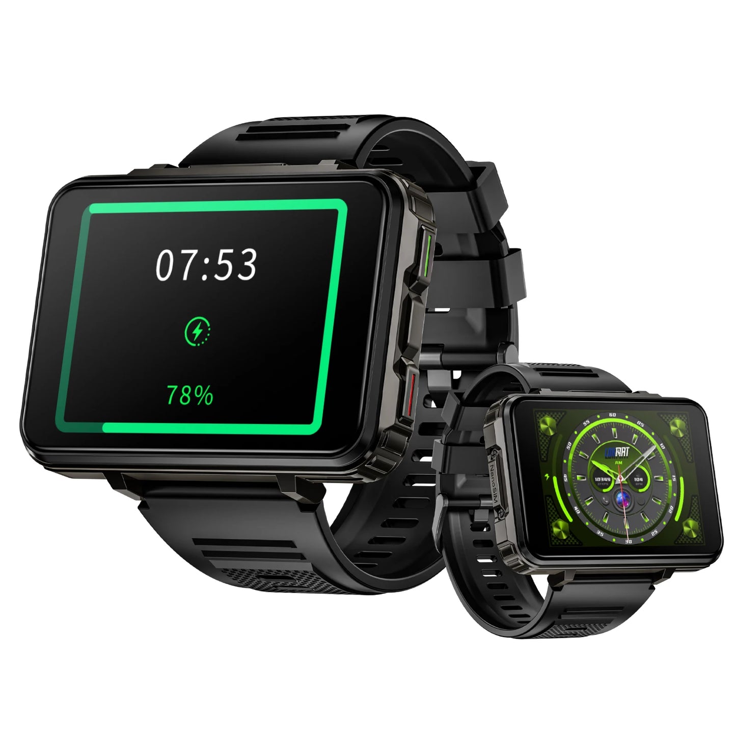 LOKMAT 5 Max Android Watch Phone 4G WiFi Dual Camera With Flashlight Gaming