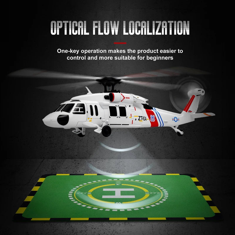 WLtoys UH-60L Black Hawk 4CH RC Helicopter Brushless Motor 6-Axis Gyro