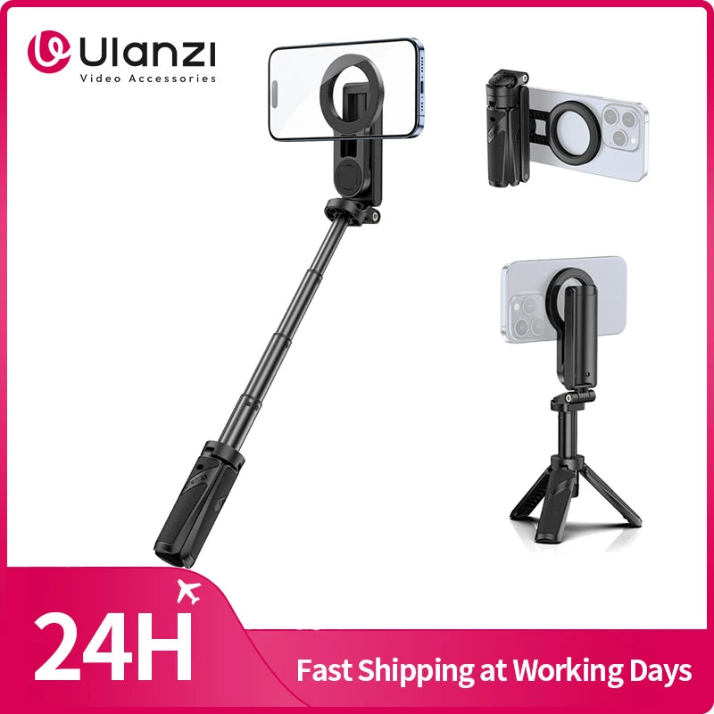 Ulanzi JJ03 Magnetic Phone Tripod Selfie Stick For iPhone