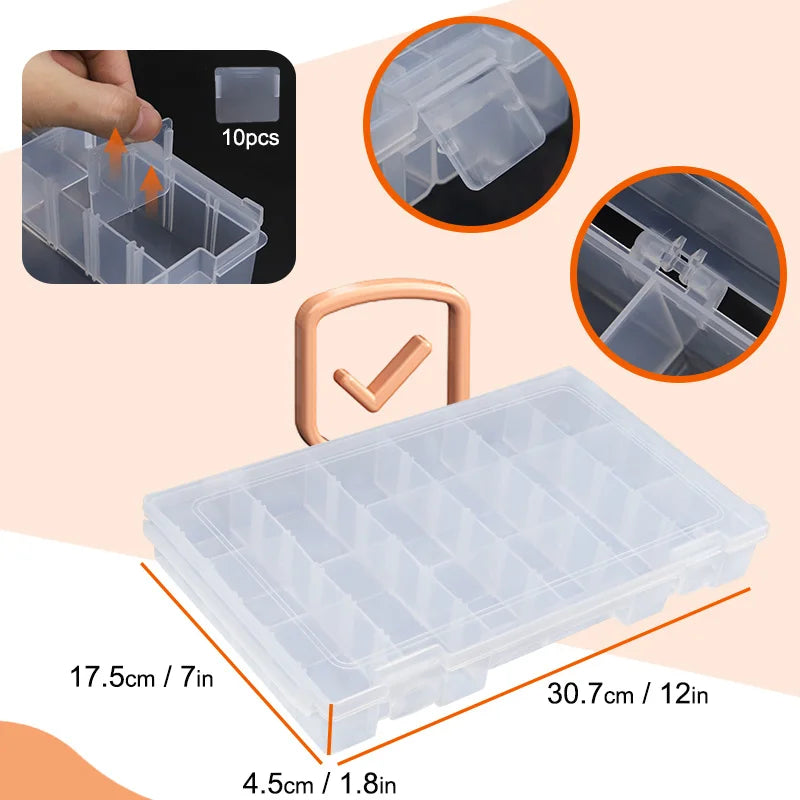 Ackibbik Large Fishing Tackle Box Organizer with Three Drawers for Storage and Organization