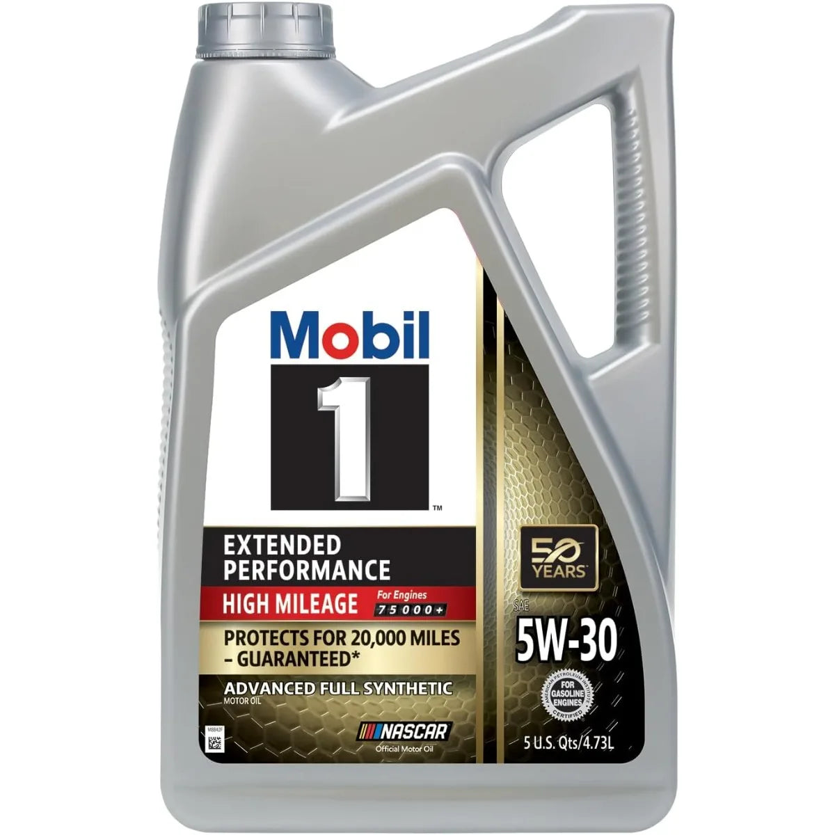 Mobil 1 Extended Performance High Mileage Full Synthetic Motor Oil 5W30 5 Quart