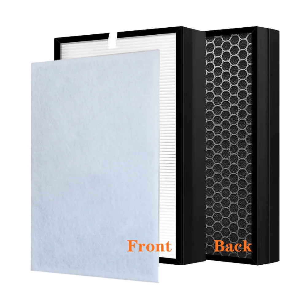 For Rowenta Pure Air Genius PU3080 PU3080U0 PU3080F0 Air Purifier Replacement HEPA and Carbon Filter