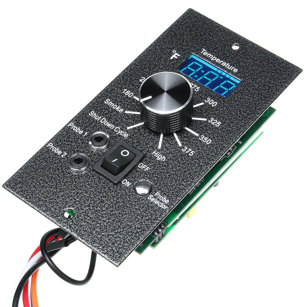 XMSJ Modern Wood Pellet Smoker Grill With Color Screen WiFi Controller