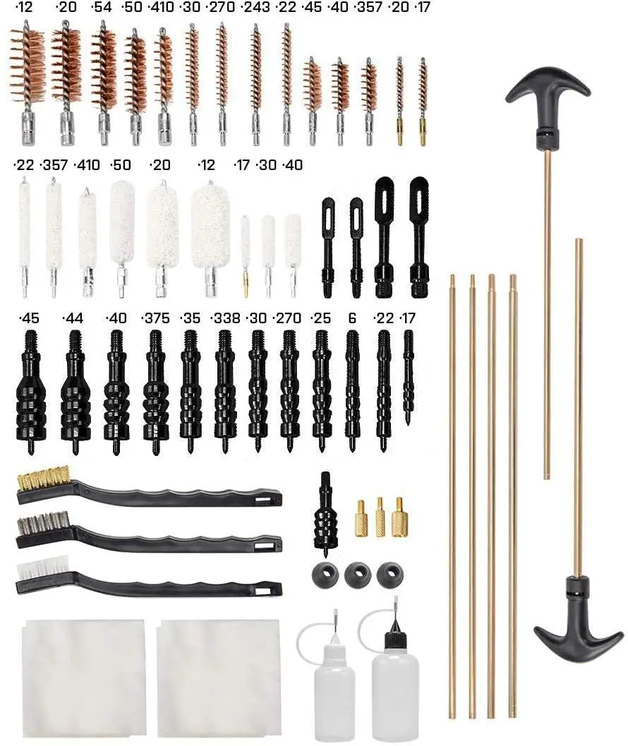 Bronze Hole Brush and Brass Tactical Quick Cleaning Supplies Universal Gun Cleaning Kit