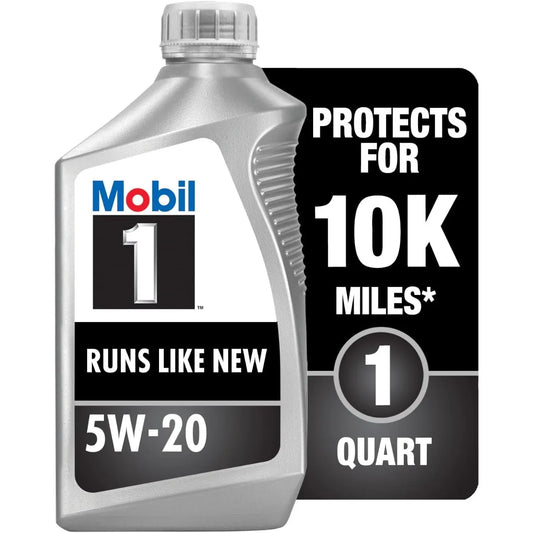 Mobil 1 Advanced Full Synthetic Motor Oil 5W-20 Six 1-Quart Bottles