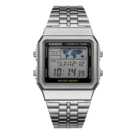 CASIO A500WA Digital Watch – LED Backlight, 5 Alarms, Stopwatch & Countdown