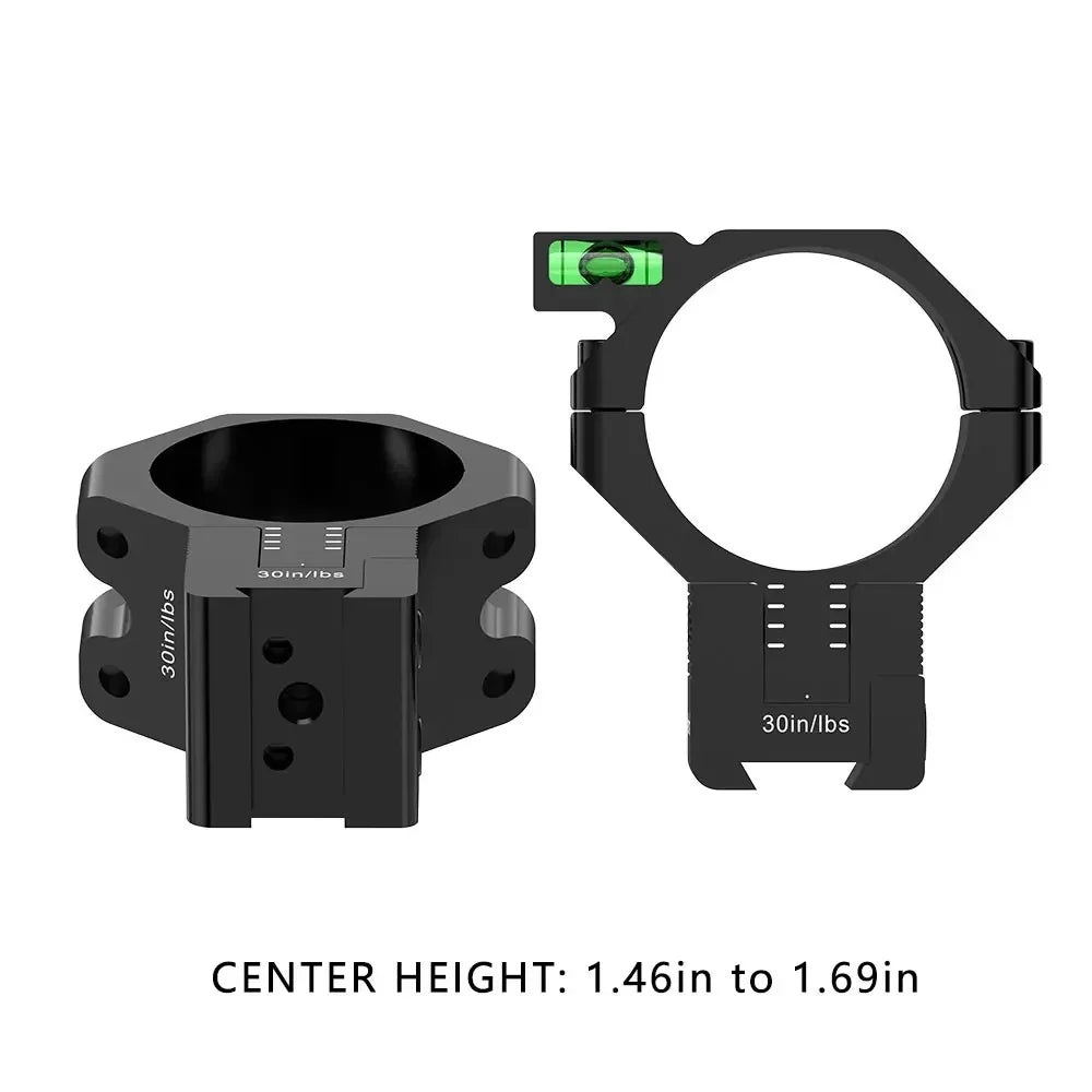 WestHunter Adjustable Height Dovetail 30mm Scope Rings MOA