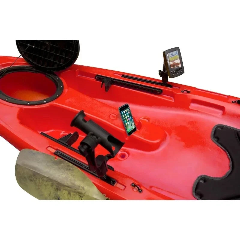 Sit On Top Fishing Kayak with Front Storage Well Large Rear Storage and Dual Rod Holders Pescador 12.0 Dapper Color