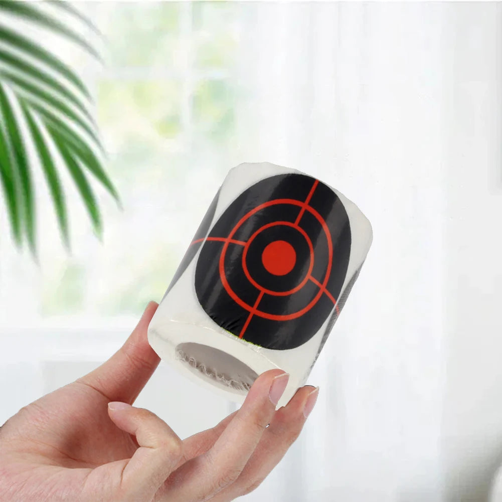 200 Pcs/Roll Shooting Target Stickers Multifunction Reactive Target Shooting Splatter Stickers for Shooting Range Archery Bow
