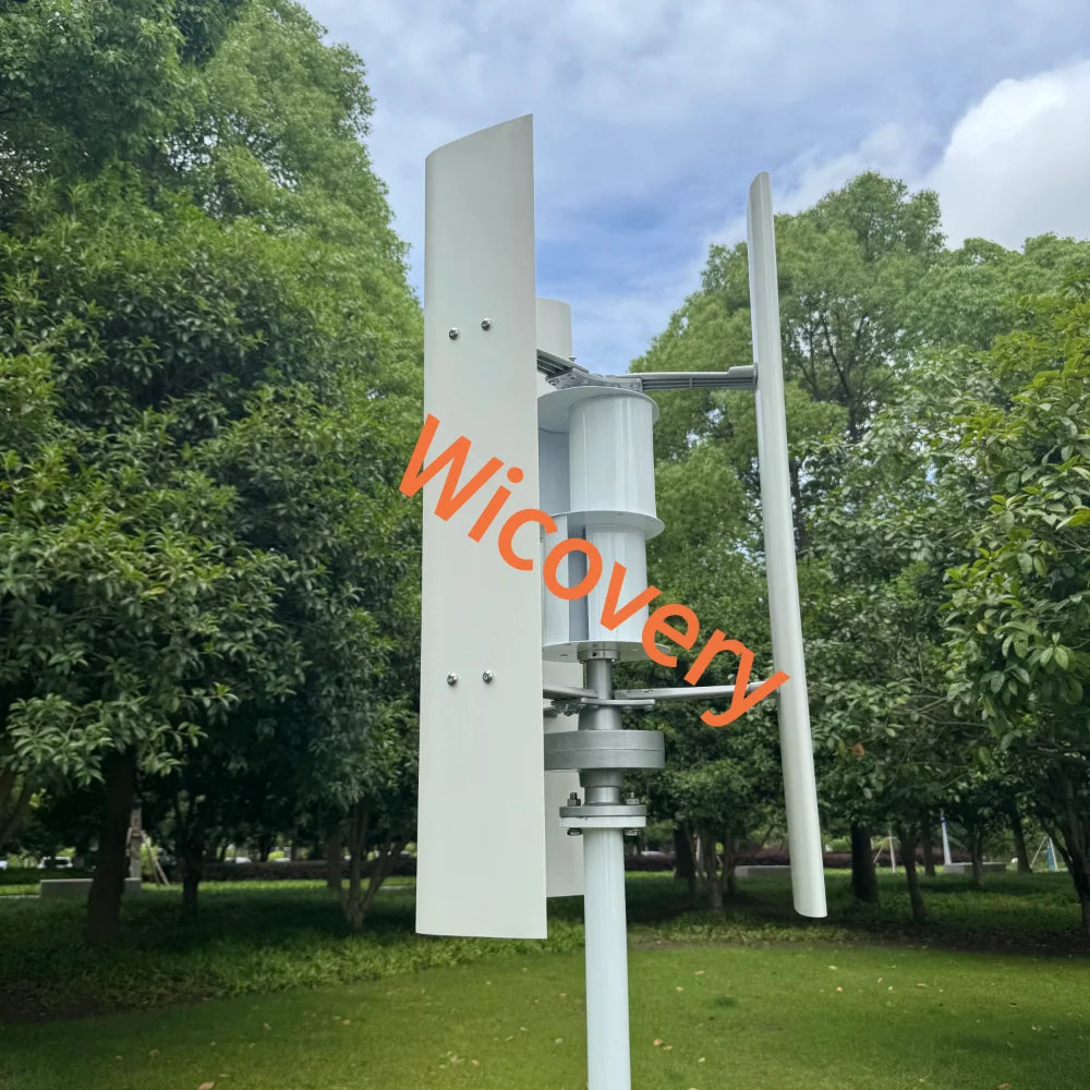 10 Kilowatt Vertical Axis Wind Turbine 48V Kit 220V Output