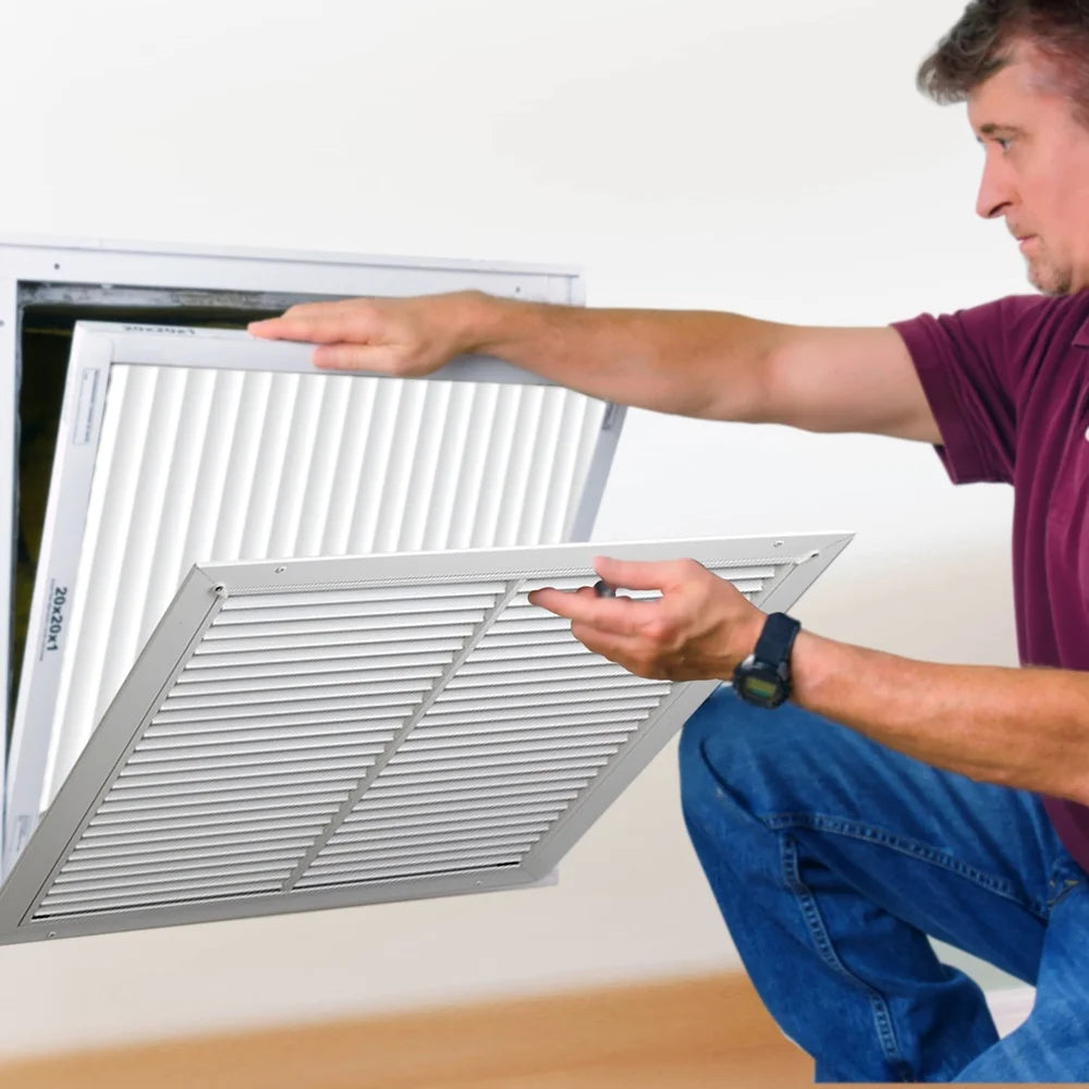 MERV 12 Pleated Air Filter 14x25x1 Odor Reducing HVAC Furnace Filter 4 Pack Allergen Control Dust Pollen Pet Dander
