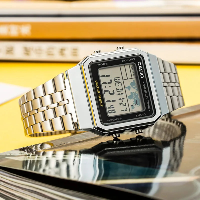 CASIO A500WA Digital Watch – LED Backlight, 5 Alarms, Stopwatch & Countdown