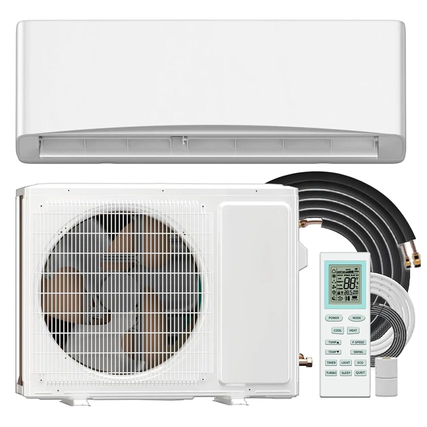 12000 BTU Mini Split Air Conditioner And Heat Pump 230V Ductless Inverter Energy Efficient Cooling System Customized for Home Us