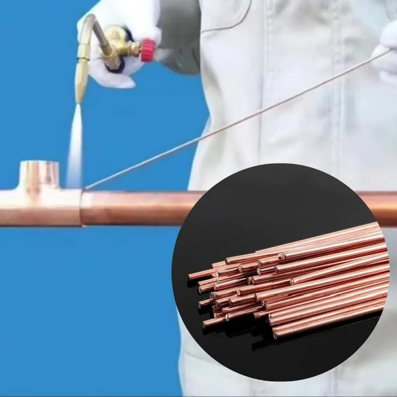 35 Pcs Phosphor Copper Welding Rods (1mm×200mm) | Flux-Free, for AC, Repair, Welding