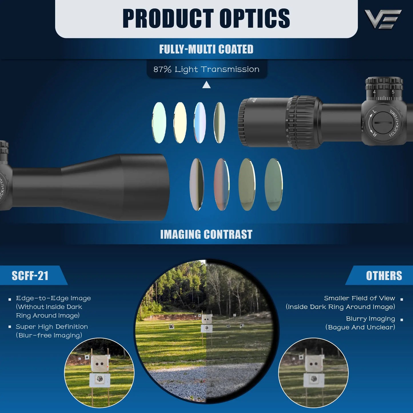 Vector Optics Veyron 3x44 SFP Riflescope Long Range Airgun
