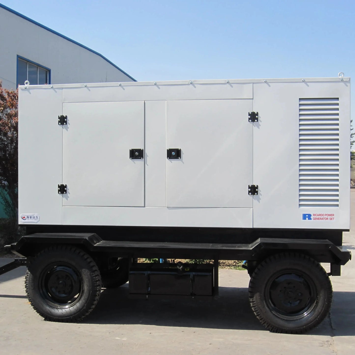 Ricardo 100kVA Silent Diesel Generator 80kW Trailer With R6105AZD Engine