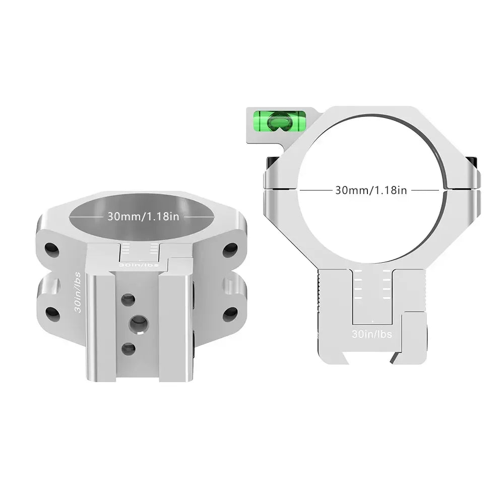 WestHunter Adjustable Height Dovetail 30mm Scope Rings MOA