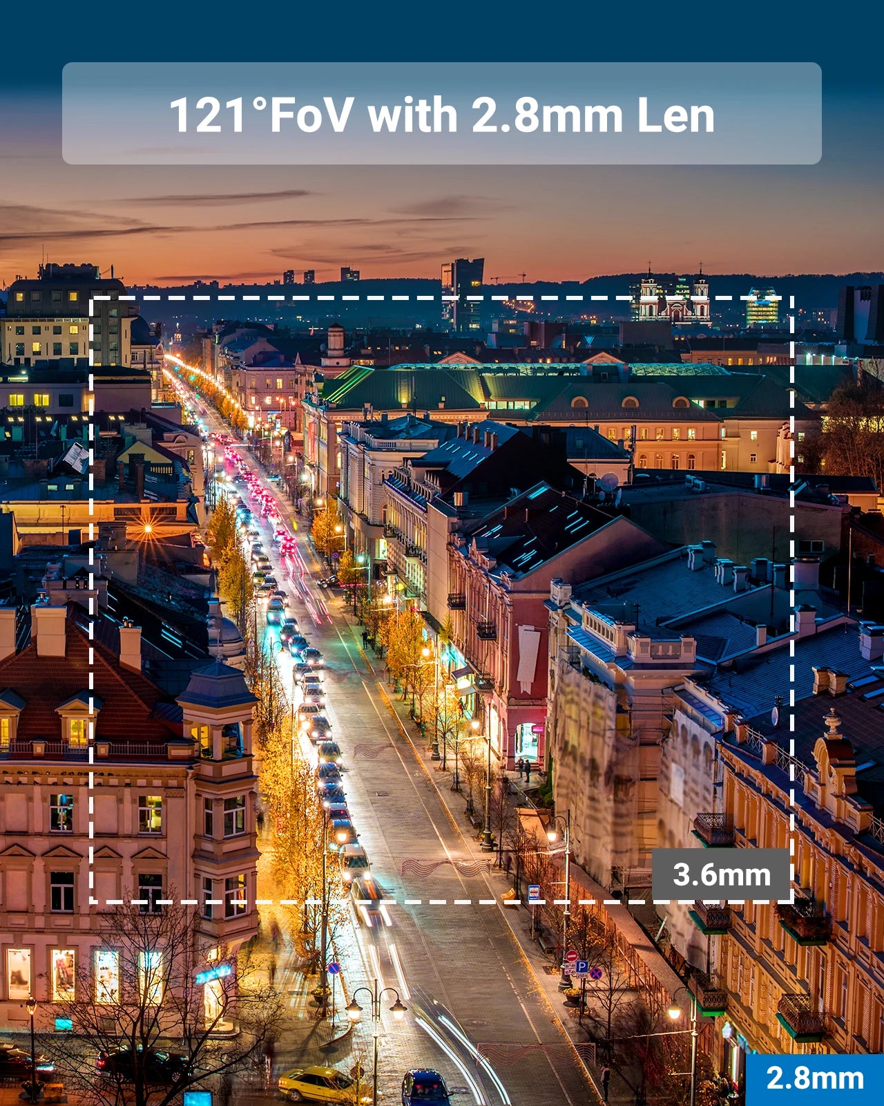 Annke NightChroma NCA200 1080p Acme Color Night Vision Security Camera Outdoor Indoor Surveillance System