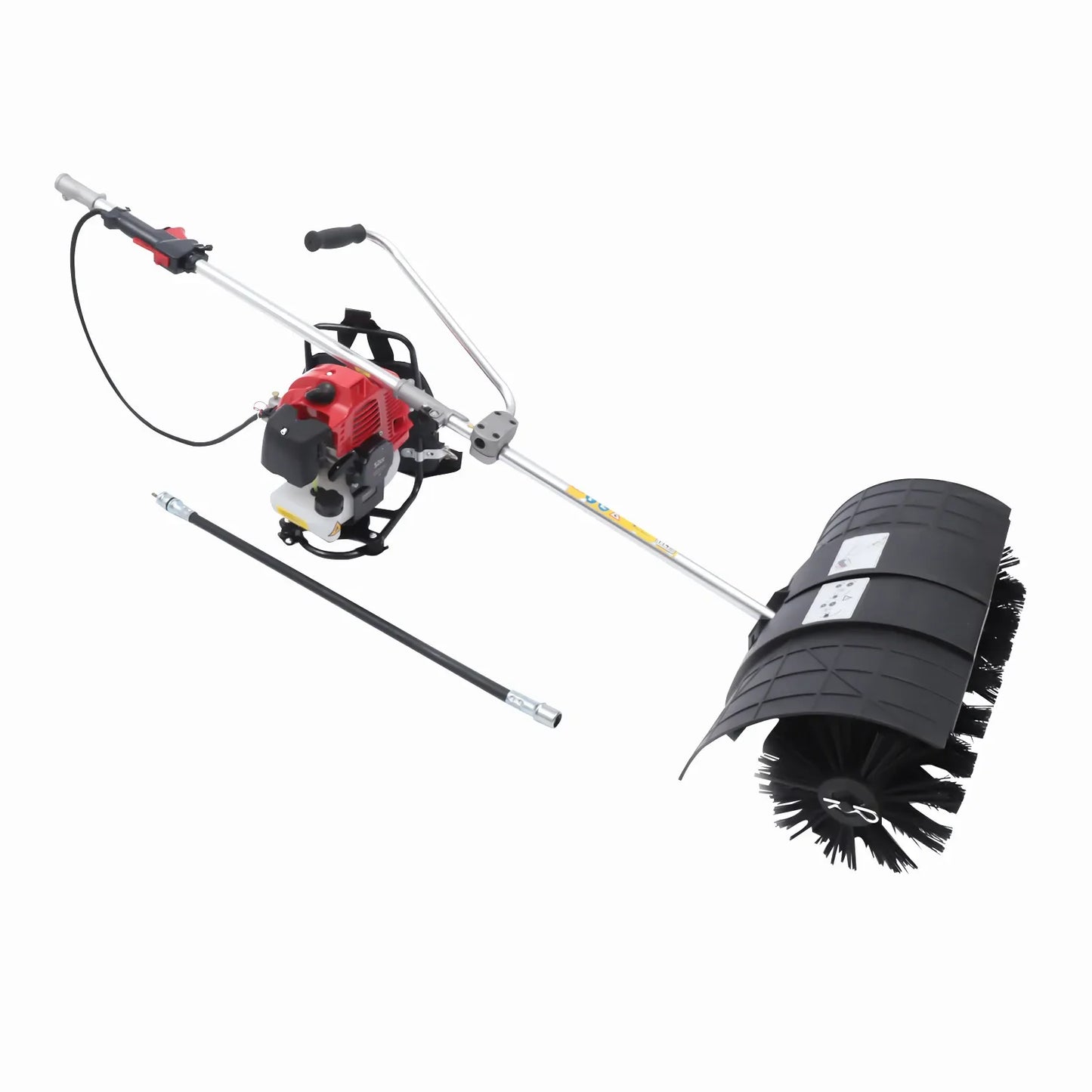 52cc 2 Stroke Gas Commercial Backpack Blower Sweeper 3 In 1 Multi Surface
