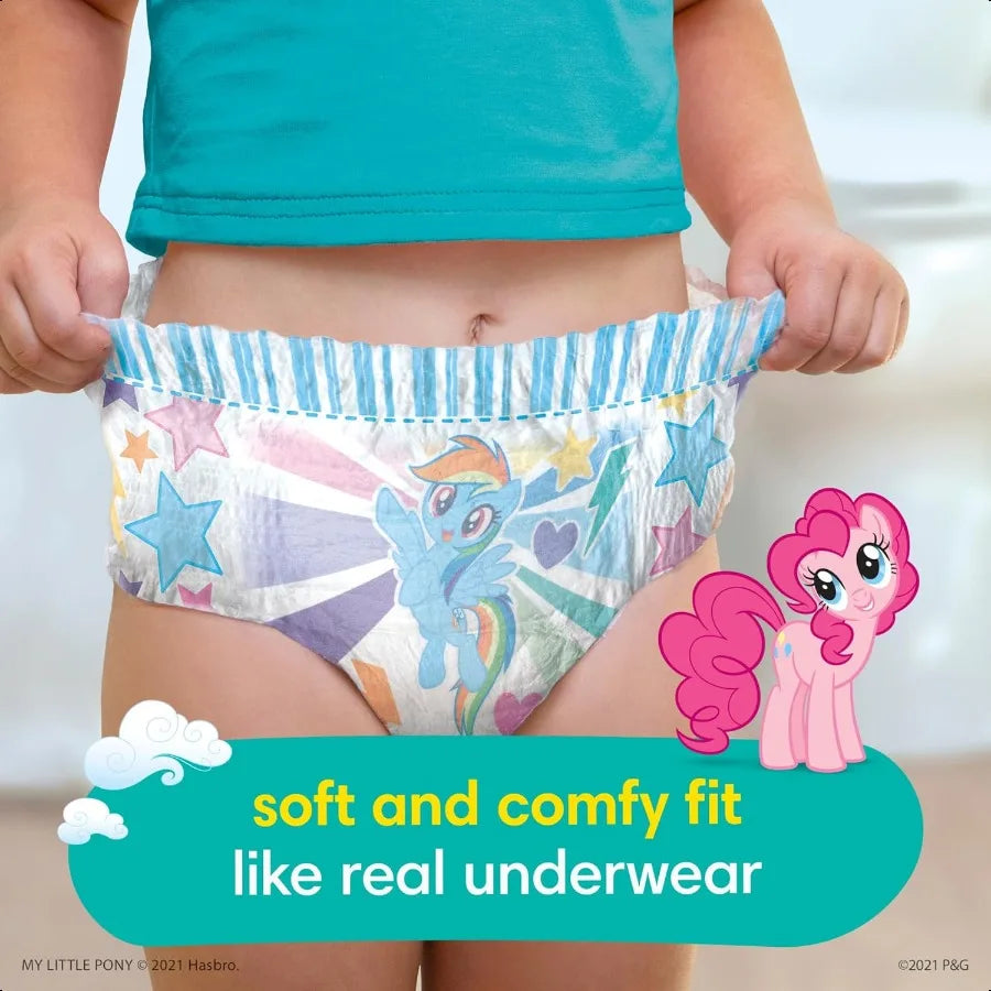 Pampers Training Pants Easy Ups Girls Boys Size 5T6T 84 Count Easy Pull Up Down Design Potty Underwear