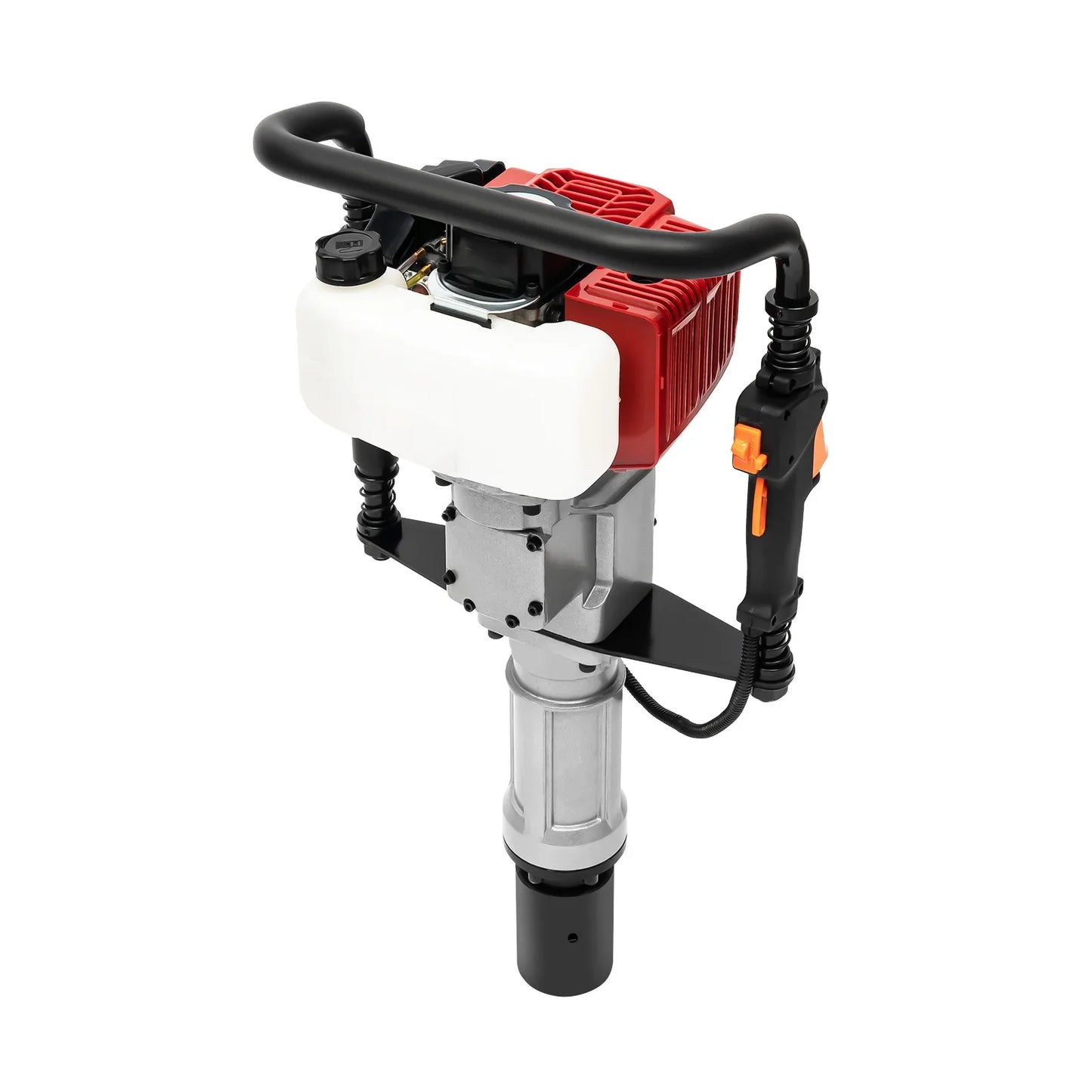 1900W Gasoline Pile Driver 52cc 2 Stroke Ground Auger 55 To 70mm