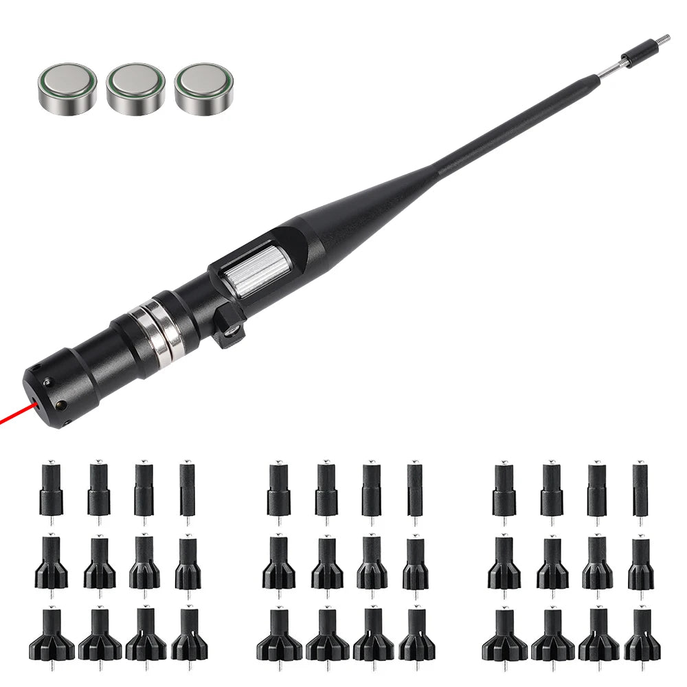 Tactical Laser Collimator Sight Kit for Rifle and Pistol Parallel Calibration Hunting Point Sight Suitable for Full Caliber