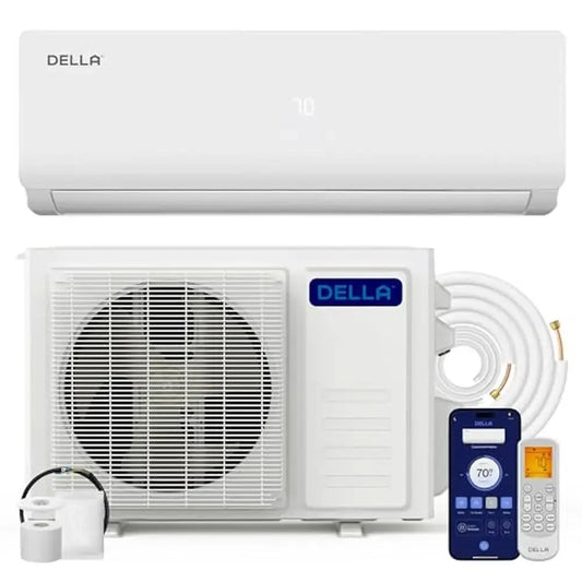 12000 BTU Mini Split Air Conditioner Heat Pump 208 to 230V Smart Sensor Sleep