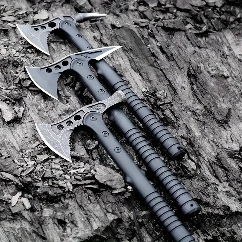 Portable Survival Axe With Hammerhead And Tough Handle