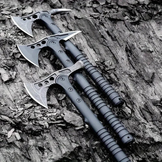 Portable Survival Axe With Hammerhead And Tough Handle