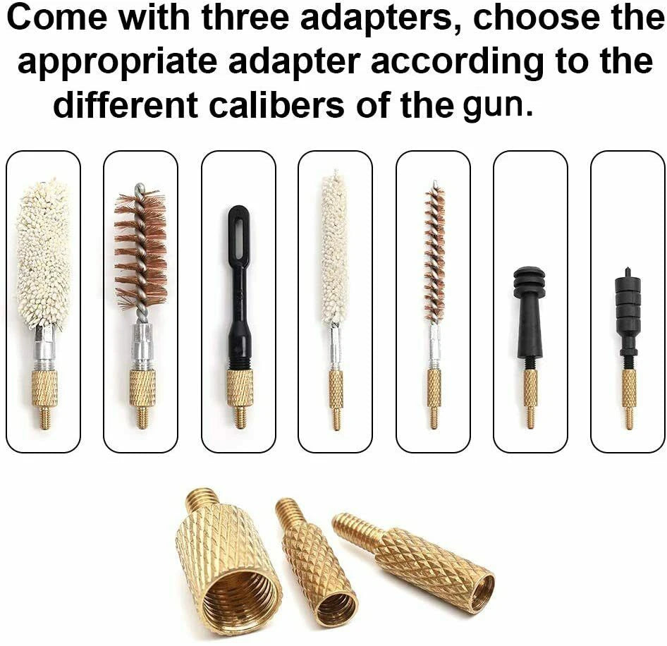 Bronze Hole Brush and Brass Tactical Quick Cleaning Supplies Universal Gun Cleaning Kit