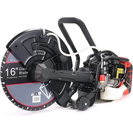 16 Inch Gas Concrete Cut Off Saw 52cc 5 Inch Guide Roller