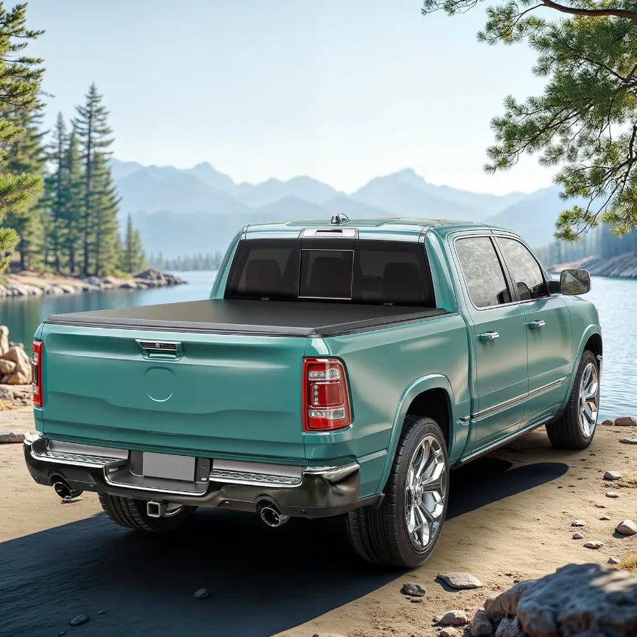 Soft Roll Up Tonneau Cover Fits Chevy Colorado GMC Canyon 2015 2025 5.2ft Bed