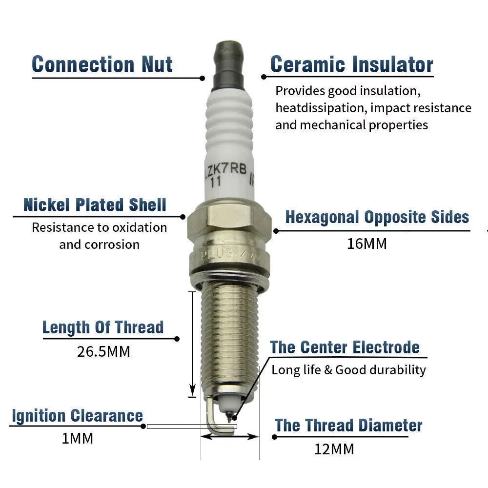 Carbole 4 Ignition Coils And Platinum Plugs For Kia Soul