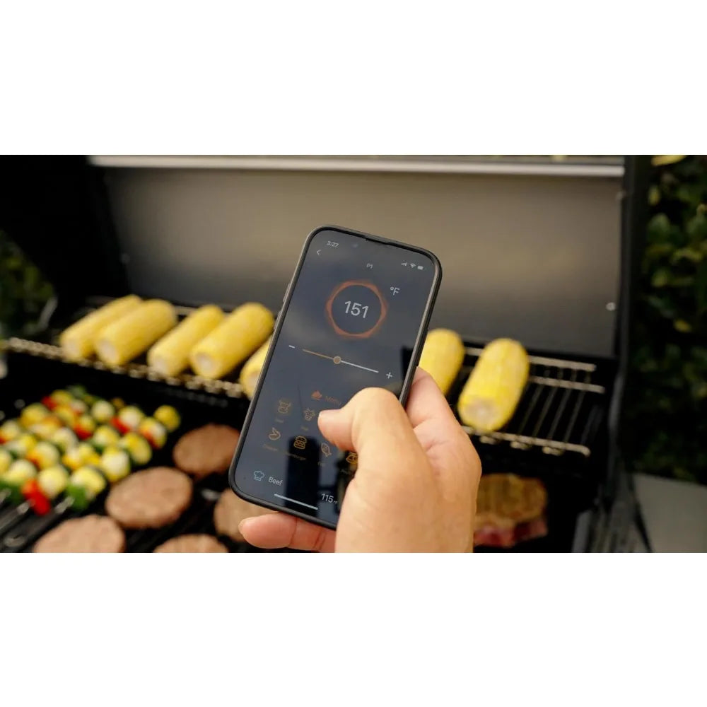 6-Burner Convertible Natural Gas Smart bbq Grill Stainless Steel Denali 605 with Conversion Kit