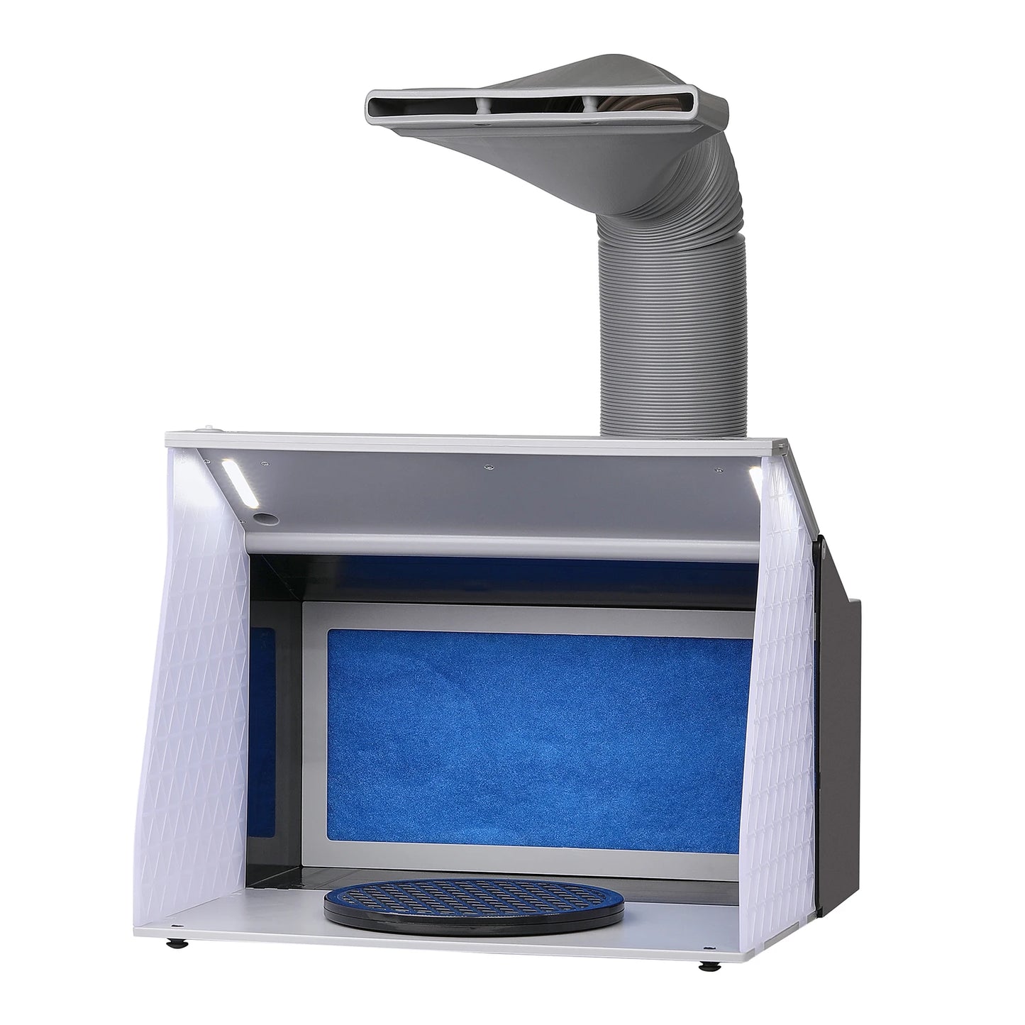 SucceBuy Portable Airbrush Spray Booth Kit With LEDs And Dual Exhaust Fans