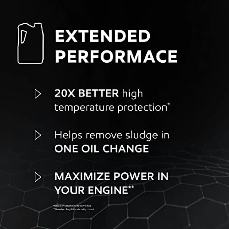Extended Performance High Mileage Full Synthetic Motor Oil 0W-20 1 Quart