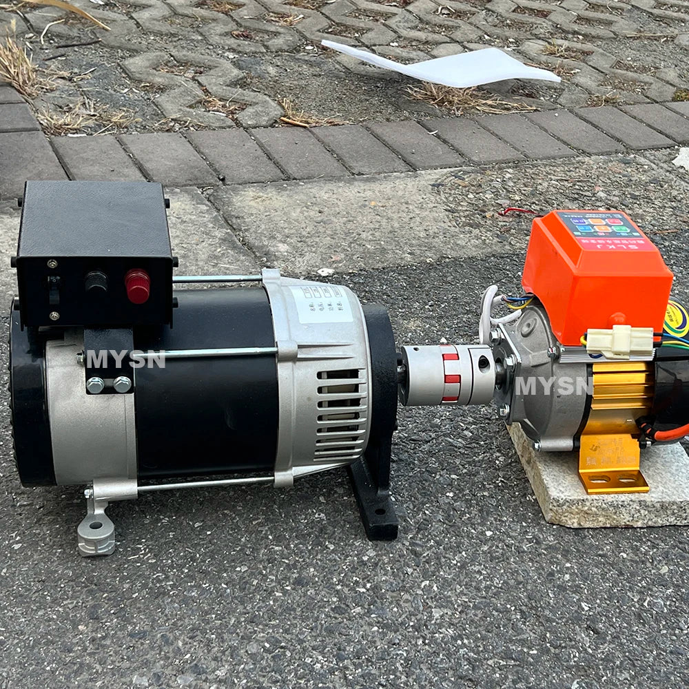 50KW To 100KW Permanent Magnet Generator 220V 380V Brushless Adjustable Motor