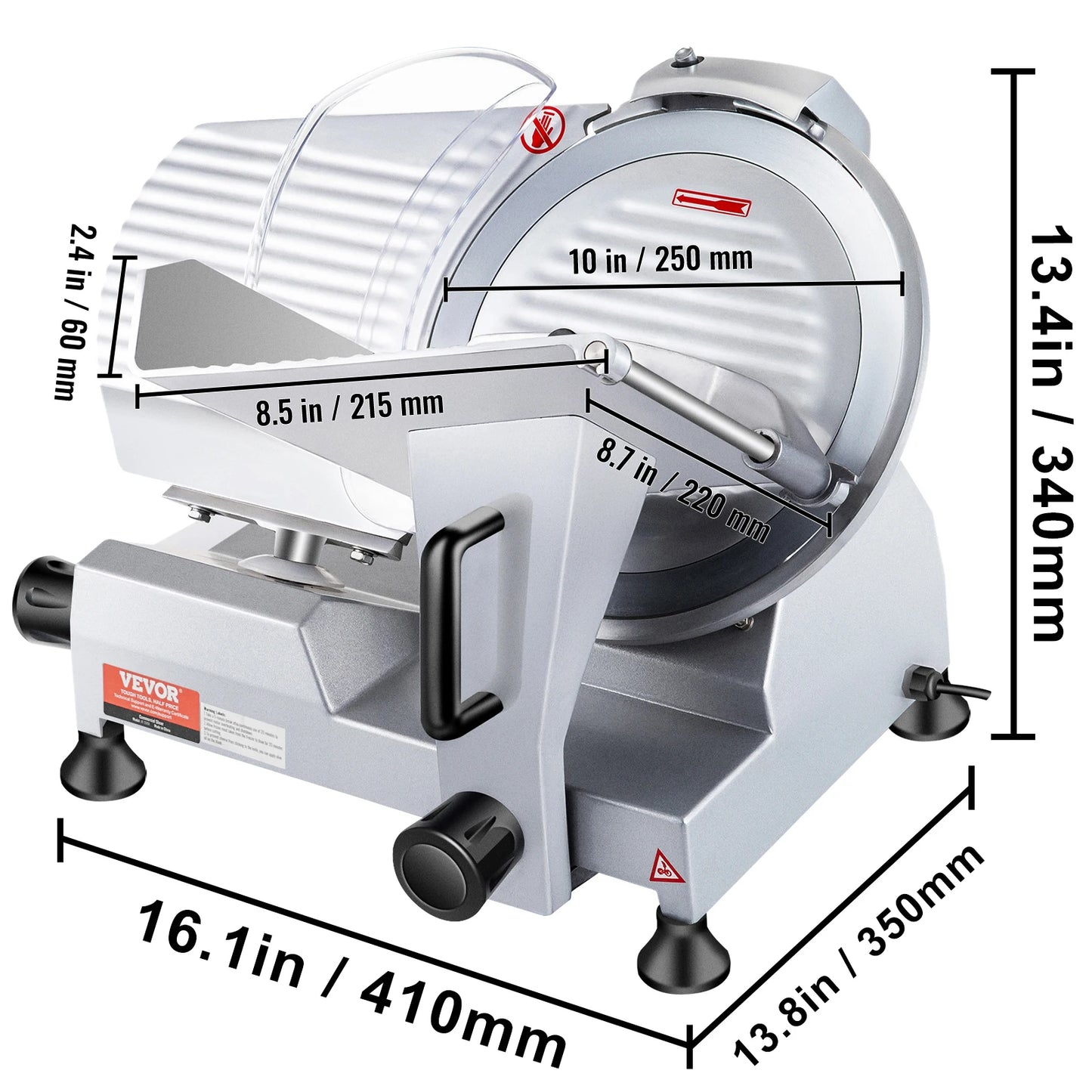 SucceBuy Electric Meat Slicer 200W 240W 320W 340W Adjustable Thickness for Home and Commercial Use Cut Meat and Cheese