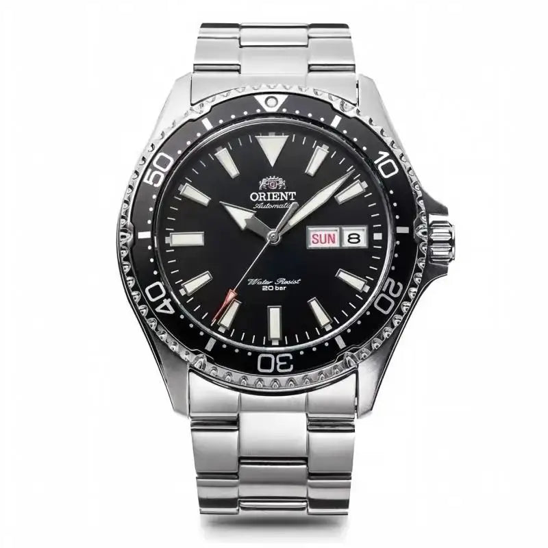 Japanese Orient Diving Automatic Watch for Men 20Bar Waterproof Week Date Luminous Stainless Steel Sports Mechanical Wrist Watch