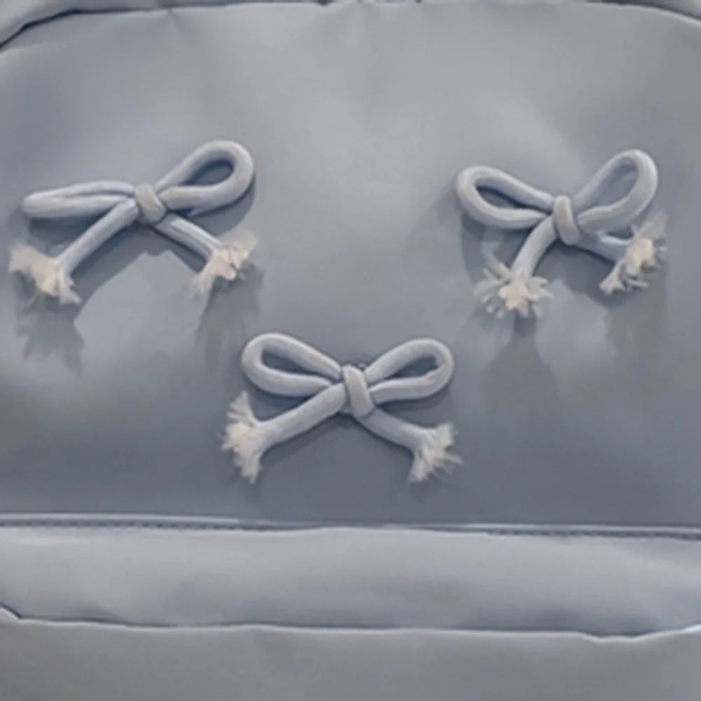 Fashion Bow Backpack Laptop Rucksack Large Capacity Daypack