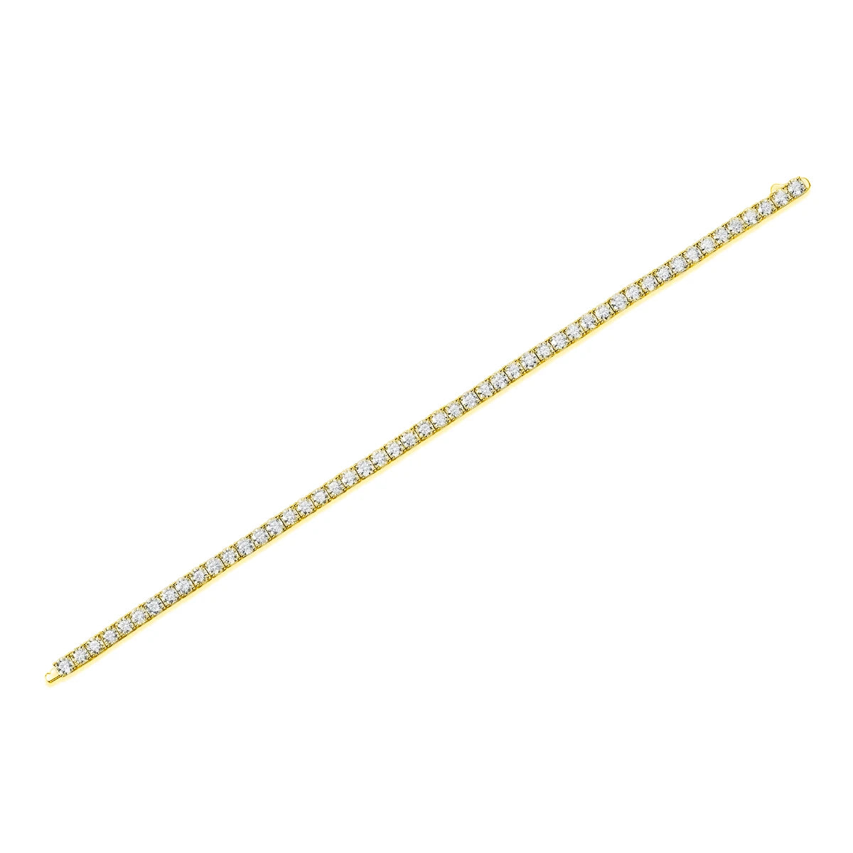 Jiuzuan Moissanite Tennis Bracelet 3mm 4.7 5.9 Carat 925 Sterling Silver D VVS1