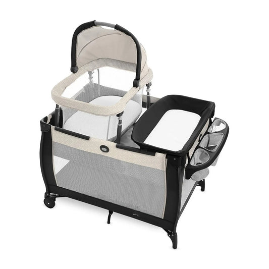 High Quality Pack N Play Day2Dream Travel Bassinet Playard with Portable Bassinet Diaper Changer and Easy Cleanup