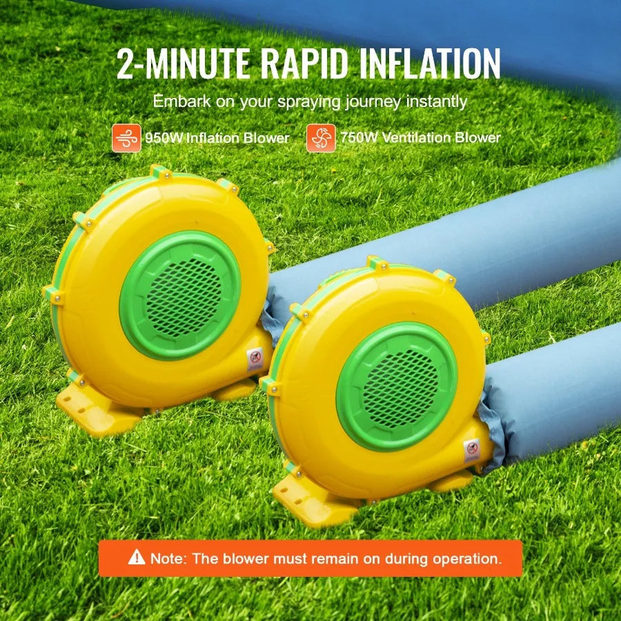 Inflatable Spray Booth 29.5x15.7x11.8 Ft 950W And 750W Blowers Air Filter