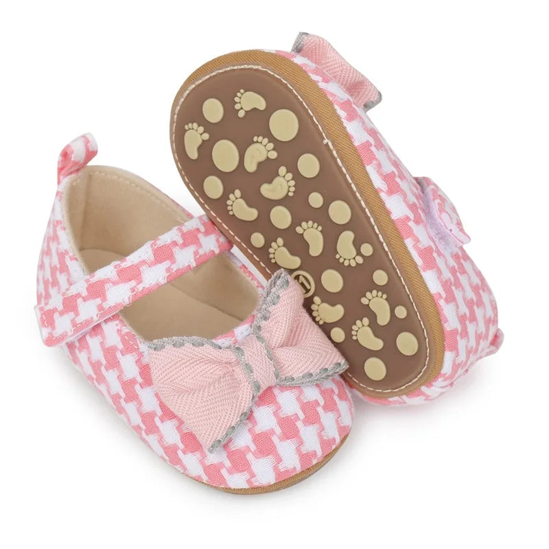 Baby Girl Polka Dot Mary Jane Slip On Flats Newborn