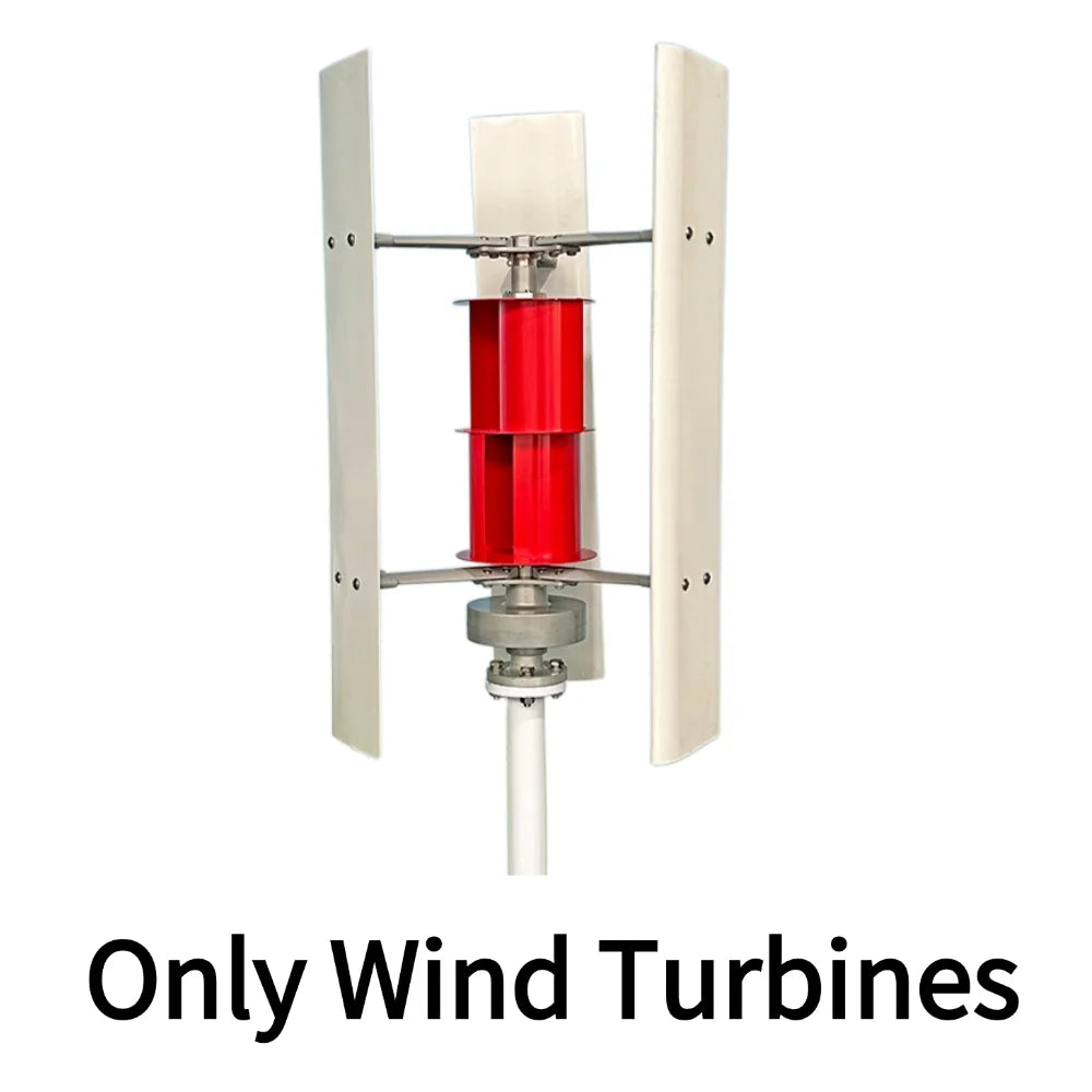 10 Kilowatt Vertical Axis Wind Turbine 48V Kit 220V Output