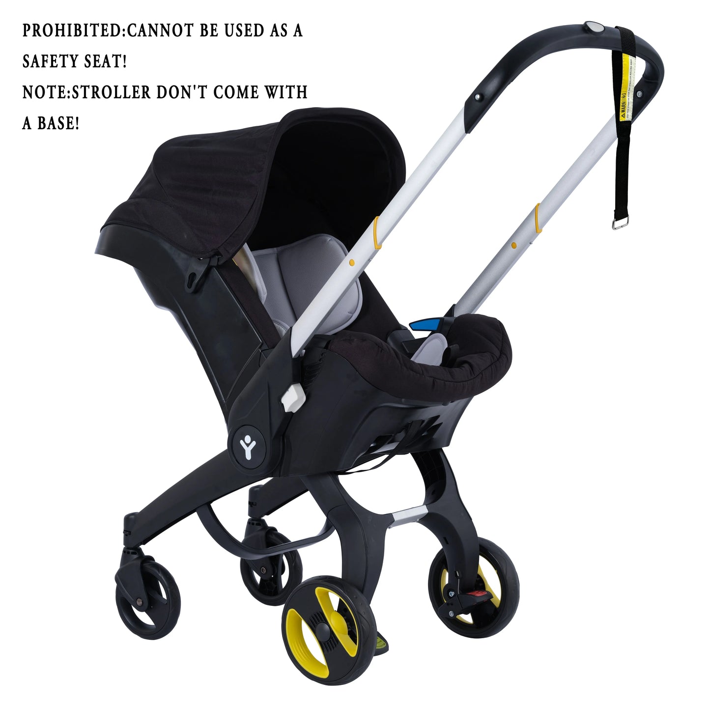 Portable Foldable Baby Stroller Metal Frame Sunshade